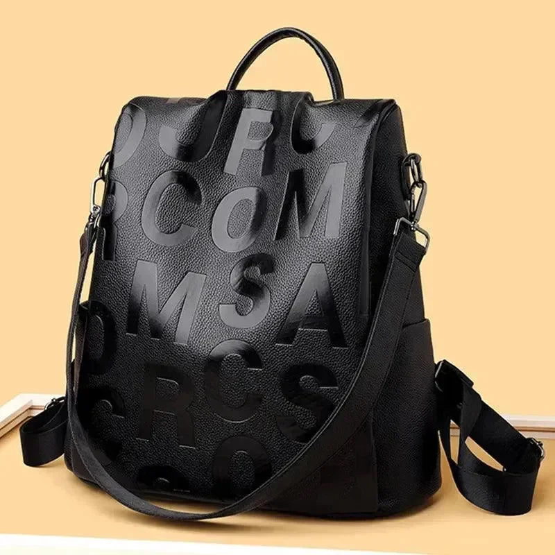 LeStyleParfait Bags Leather Backpack -Backpack