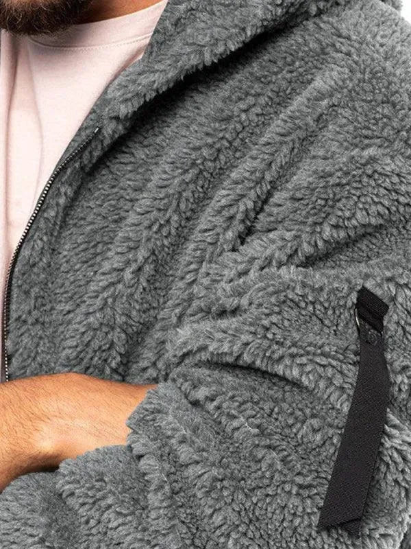 Hooded Fleece Men Winter Jacket - Winter Jacket - LeStyleParfait