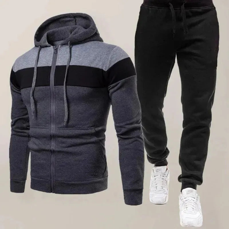 Hooded Sweatshirt Men Tracksuit - Tracksuit - LeStyleParfait