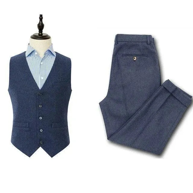 Horace King 3-Tweed Suit - Tweed Suit - LeStyleParfait