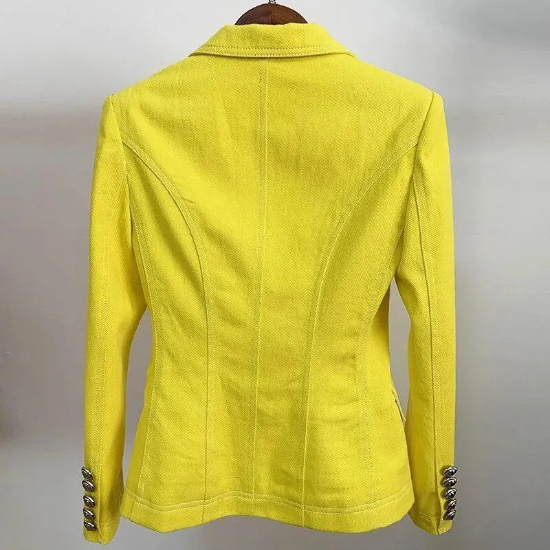 Ibiza Stitched Blazer Women - Casual - Plain-Solid - Double-Breasted Blazer - LeStyleParfait