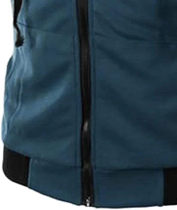 Men's Slim Hooded Cotton Vest