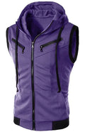 Men's Slim Hooded Cotton Vest