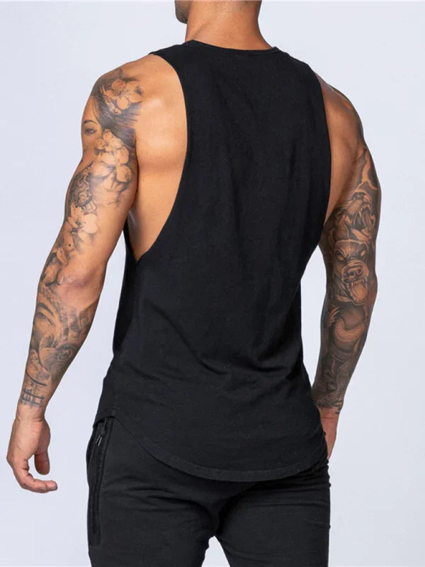 Men's Slim Fit Cotton Sports Vest