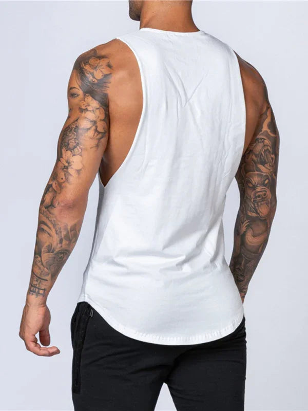 Men's Slim Fit Cotton Sports Vest