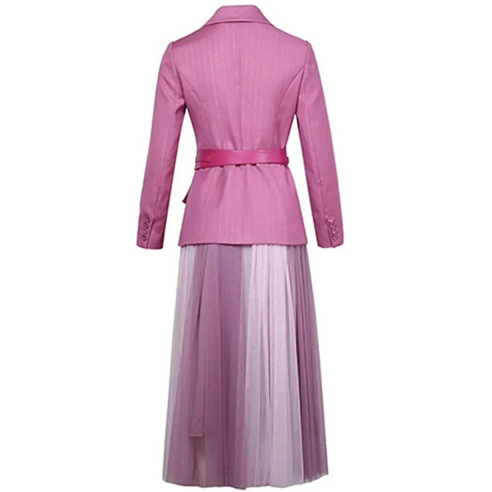 Irregular Blazer Skirt Suit - Skirt Suit - LeStyleParfait