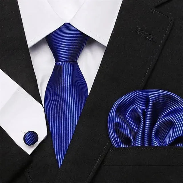 Jacquard Woven Necktie Set - Necktie | LeStyleParfait-Necktie