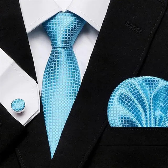 Jacquard Woven Necktie Set - Necktie | LeStyleParfait-Necktie
