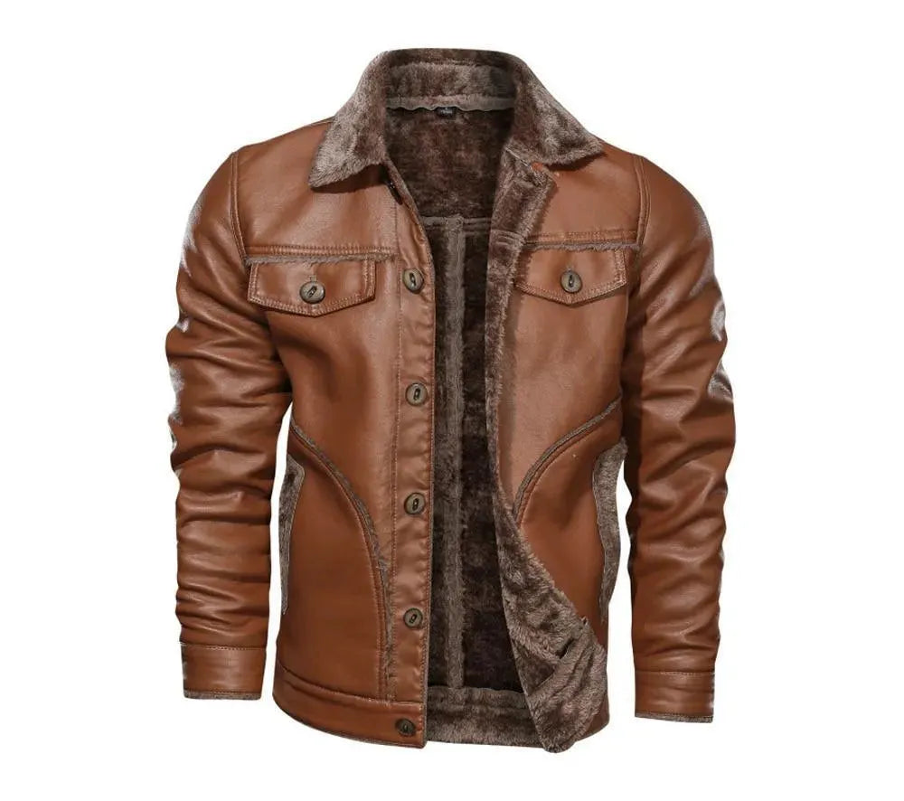 Johny Leather Motorcycle Jacket For Men - Leather Jacket - LeStyleParfait