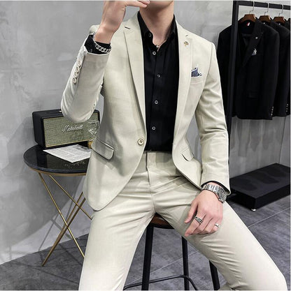 Jorge Two Piece Business Suit - Two Piece Suit - LeStyleParfait