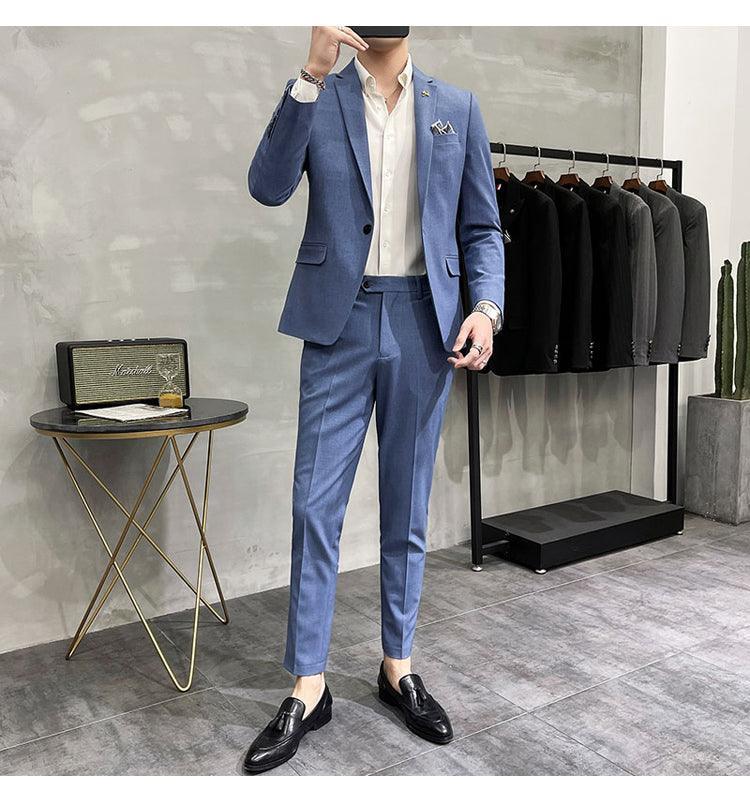 Jorge Two Piece Business Suit - Two Piece Suit - LeStyleParfait