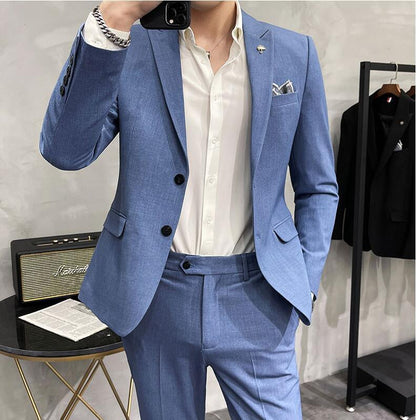 Jorge Two Piece Business Suit - Two Piece Suit - LeStyleParfait