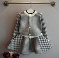 Kids Clothing Set Girls Checked Skirt Suit - Kids Clothing Set - LeStyleParfait