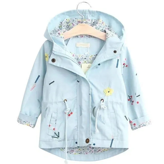 Kids Coat Drawstring Children Fashion Jacket - Rain Coat - LeStyleParfait