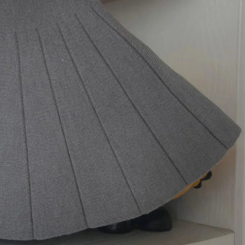 Kids Skirt Suit Girls Cardigan With Skirt Cothing Set - Kids Clothing Set - LeStyleParfait