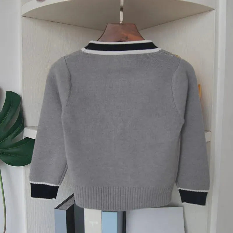 Kids Skirt Suit Girls Cardigan With Skirt Cothing Set - Kids Clothing Set - LeStyleParfait