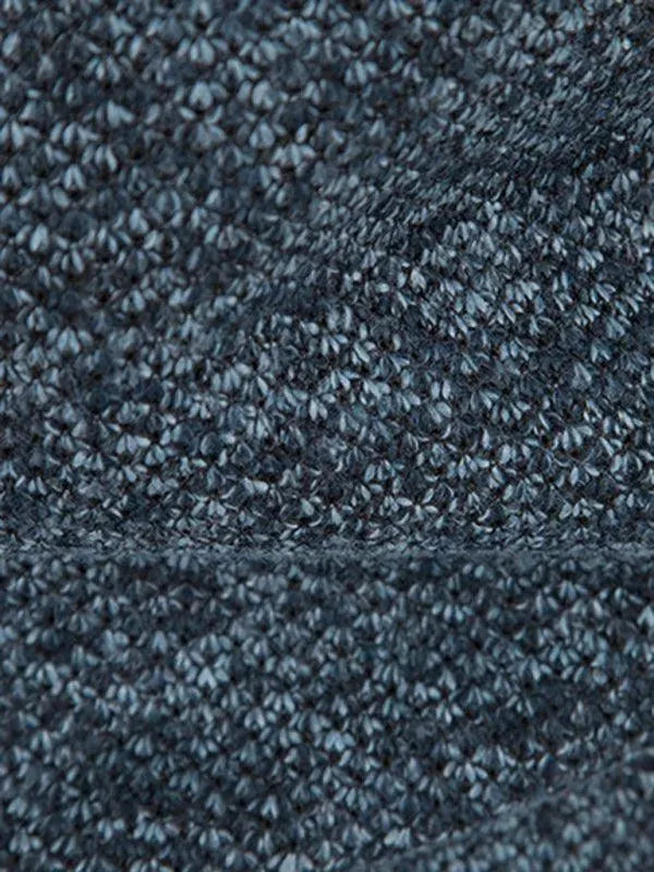 LeStyleParfait Men's Sweaters Casual Cardigan Houndstooth Mandarin Collar Long Sleeves-Cardigan Sweater