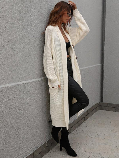 Knitted Loose Sweater Cardigan - Cardigan Sweater - LeStyleParfait