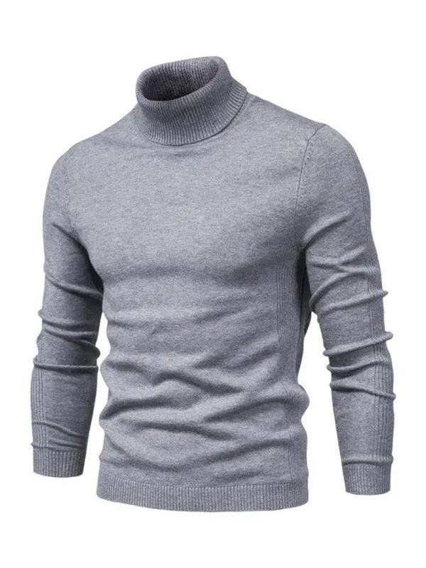 Knitwear Turtleneck Men Pullover Sweater - Pullover Sweater - LeStyleParfait