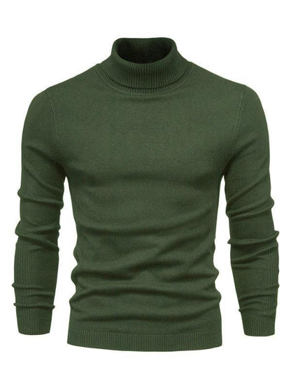 Knitwear Turtleneck Men Pullover Sweater - Pullover Sweater - LeStyleParfait