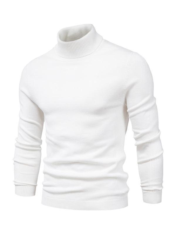 Knitwear Turtleneck Men Pullover Sweater - Pullover Sweater - LeStyleParfait