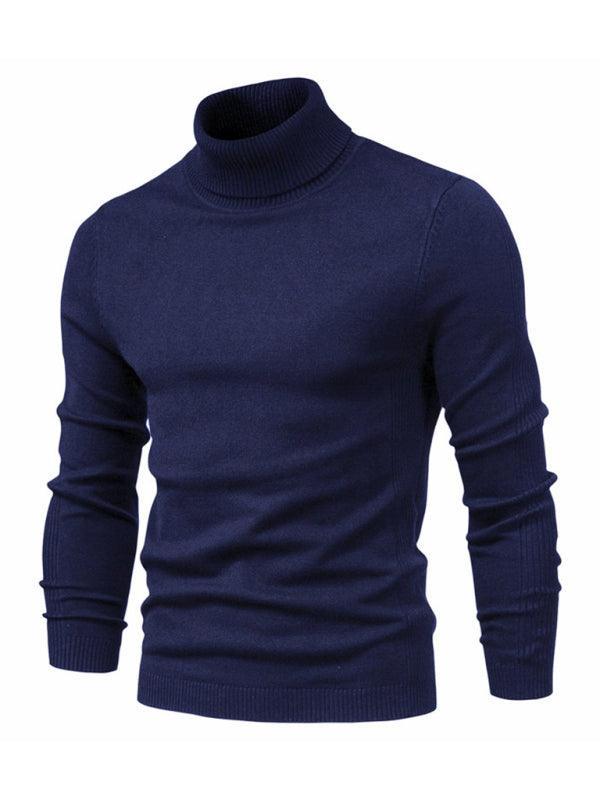 Knitwear Turtleneck Men Pullover Sweater - Pullover Sweater - LeStyleParfait