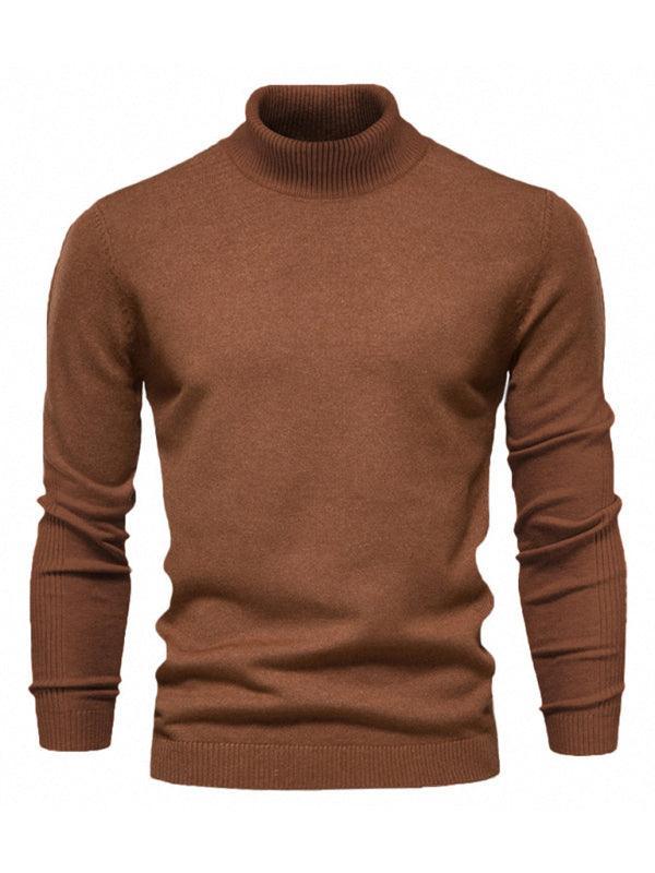 Knitwear Turtleneck Men Pullover Sweater - Pullover Sweater - LeStyleParfait