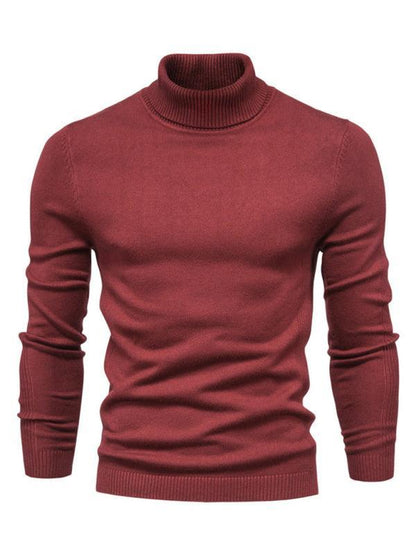 Knitwear Turtleneck Men Pullover Sweater - Pullover Sweater - LeStyleParfait