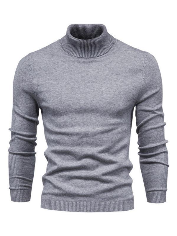 Knitwear Turtleneck Men Pullover Sweater - Pullover Sweater - LeStyleParfait