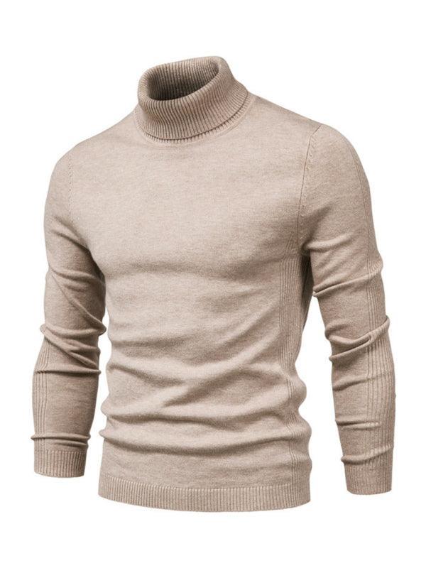 Knitwear Turtleneck Men Pullover Sweater - Pullover Sweater - LeStyleParfait