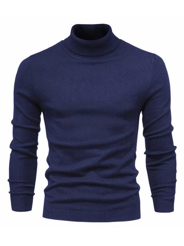 Knitwear Turtleneck Men Pullover Sweater - Pullover Sweater - LeStyleParfait