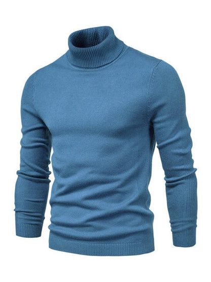 Knitwear Turtleneck Men Pullover Sweater - Pullover Sweater - LeStyleParfait