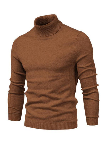 Knitwear Turtleneck Men Pullover Sweater - Pullover Sweater - LeStyleParfait