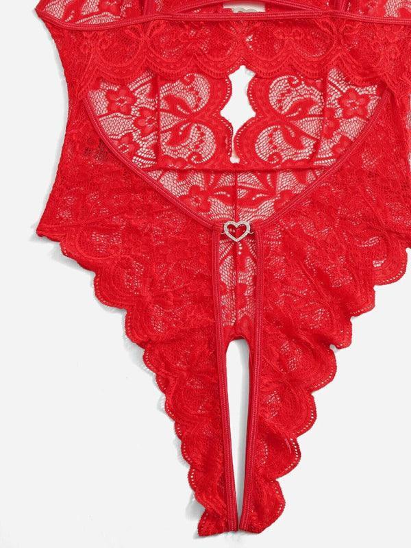 Lace Crotch-free Teddies for Women - Teddies - LeStyleParfait