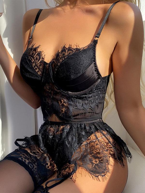 Buy Lacy Mini Lingerie Set at LeStyleParfait