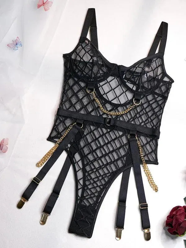 Ladies Cage Lingerie Sets - Lingerie Set - LeStyleParfait
