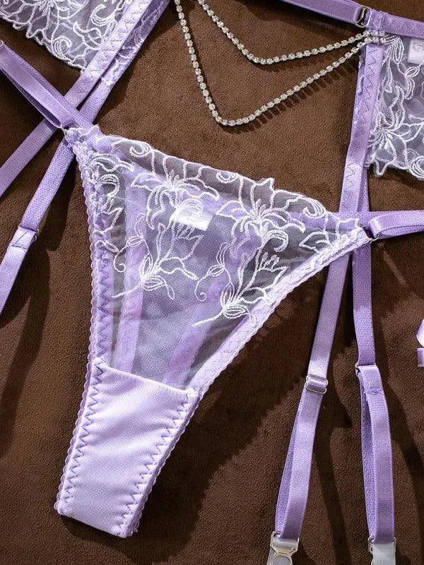 Ladies Strappy Lingerie Sets - Lingerie Set - LeStyleParfait