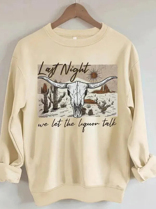 Last Night Women Sweatshirt - Women Sweatshirt - LeStyleParfait