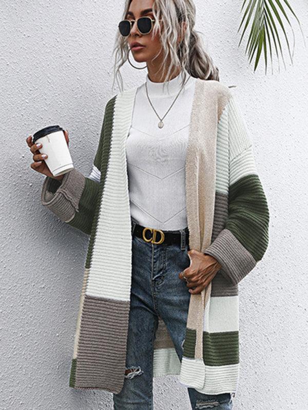 Long Knitted Women Cardigan Sweater - Cardigan Sweater - LeStyleParfait