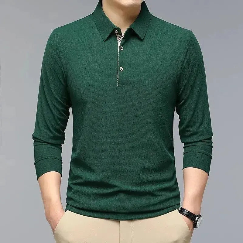 Long Sleeves Polo Shirt for Men - Polo Shirt - LeStyleParfait