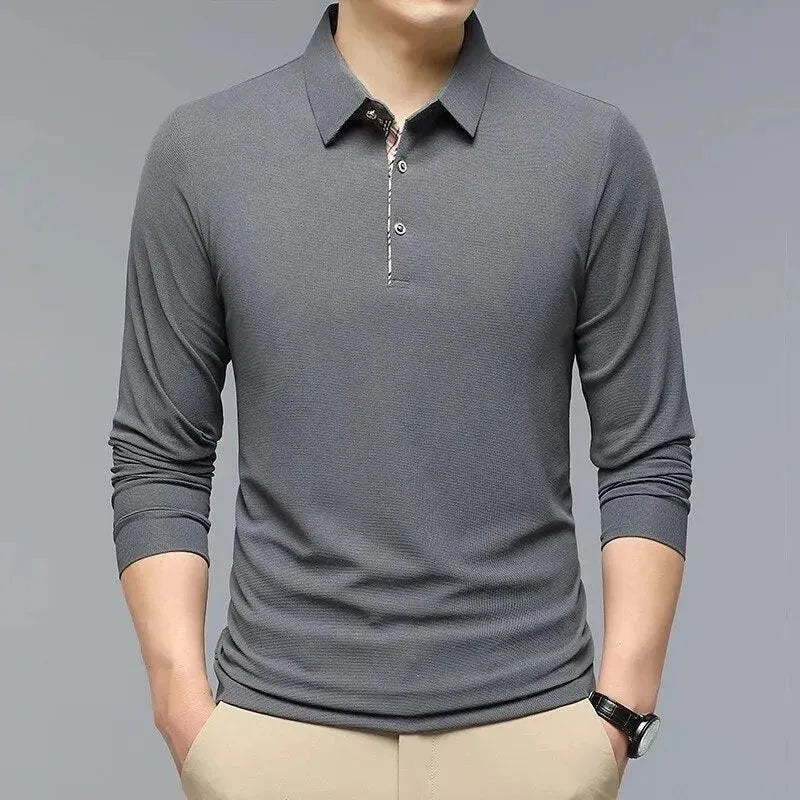 Long Sleeves Polo Shirt for Men - Polo Shirt - LeStyleParfait