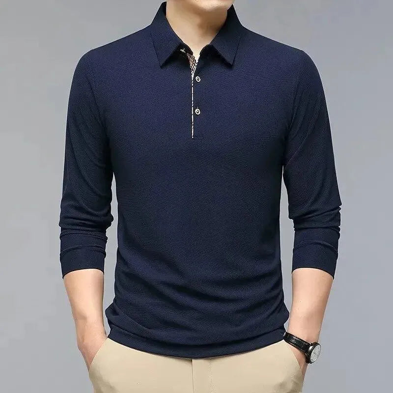 Long Sleeves Polo Shirt for Men - Polo Shirt - LeStyleParfait