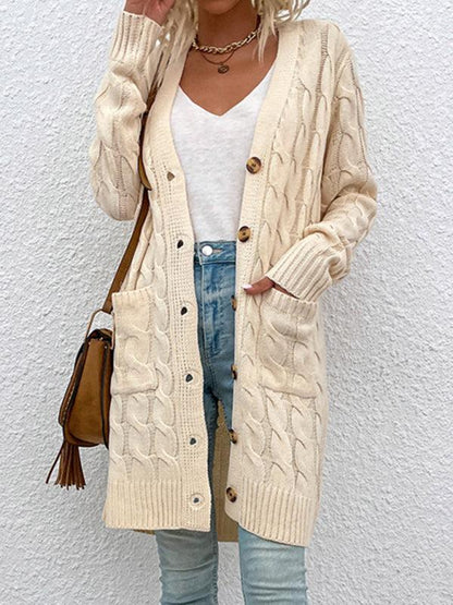 Long Twist Women Cardigan Sweater - Cardigan Sweater - LeStyleParfait