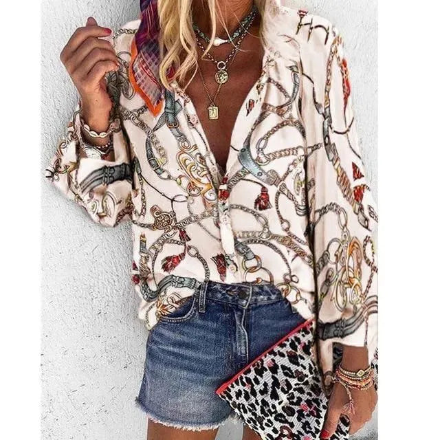 Loose Casual Blouses - Women's Shirt - LeStyleParfait