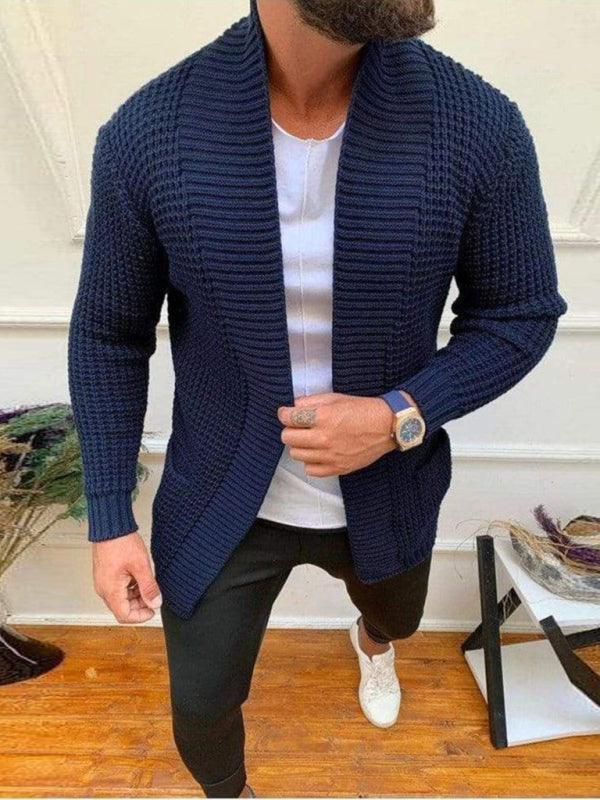 Loose Casual Knitted Men Cardigan Sweater - Cardigan Sweater - LeStyleParfait