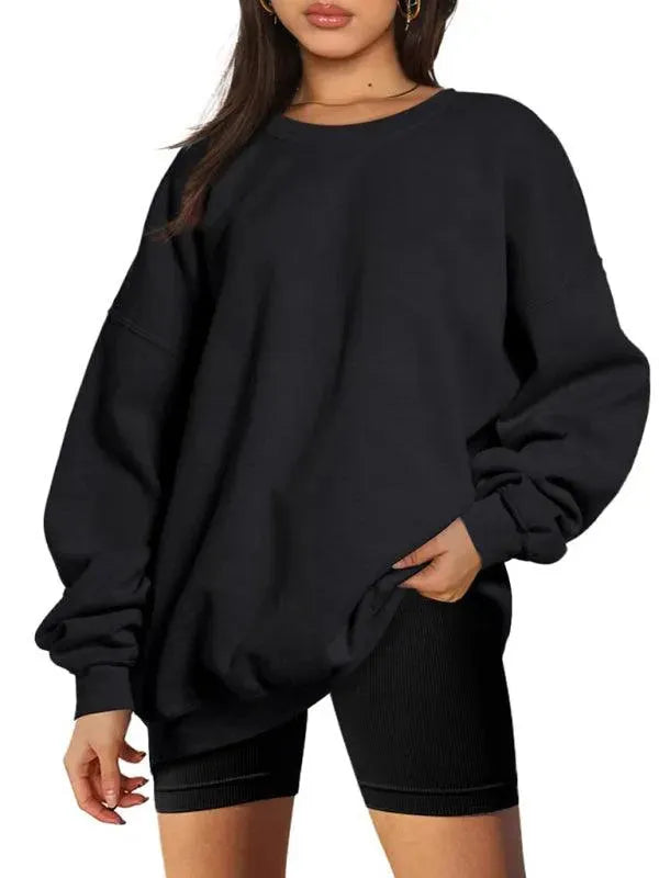 Loose Casual Women Sweatshirt - Women Sweatshirt - LeStyleParfait