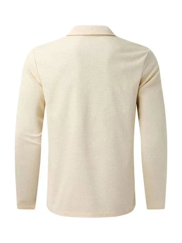 LeStyleParfait Men's Clothing Outfit Set Tracksuits Casual Zipper Plain-Solid Turn Down Collar