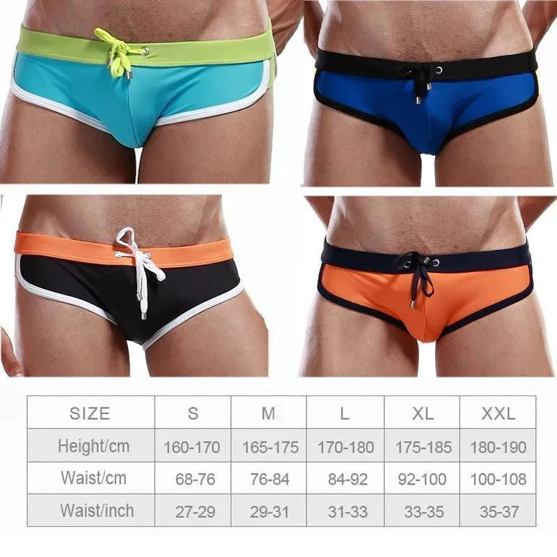 Low Waist Men Swim Briefs - Swim Brief - LeStyleParfait