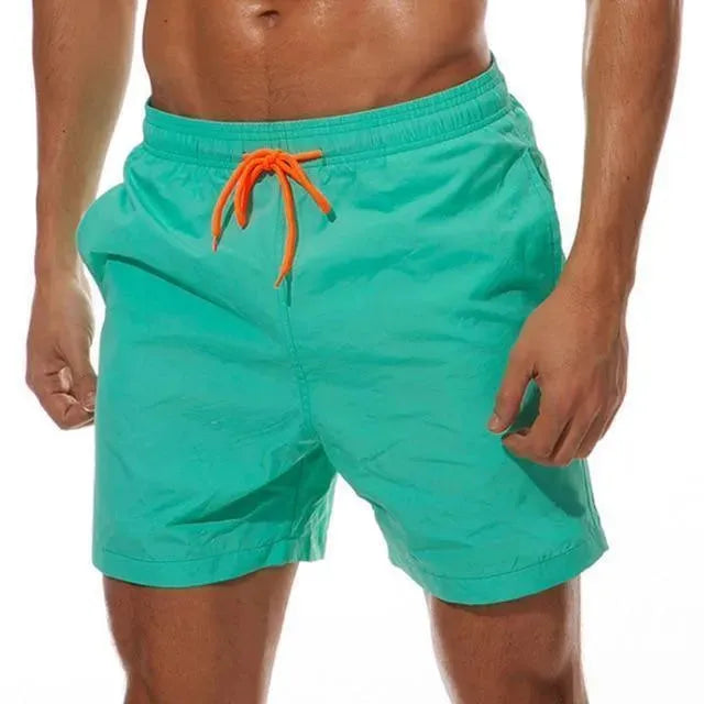 Luminous Beach Shorts With Drawstring - Beach Shorts - LeStyleParfait