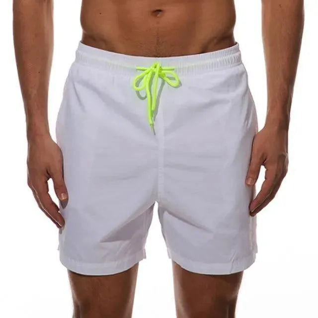 Luminous Beach Shorts With Drawstring - Beach Shorts - LeStyleParfait